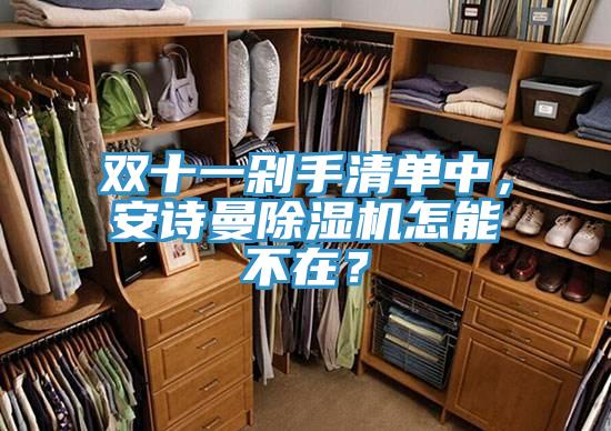 雙十一剁手清單中，安詩(shī)曼除濕機(jī)怎能不在？