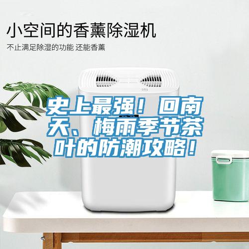 史上最強(qiáng)！回南天、梅雨季節(jié)茶葉的防潮攻略！