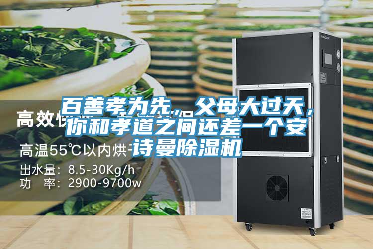 百善孝為先，父母大過天，你和孝道之間還差一個安詩曼除濕機