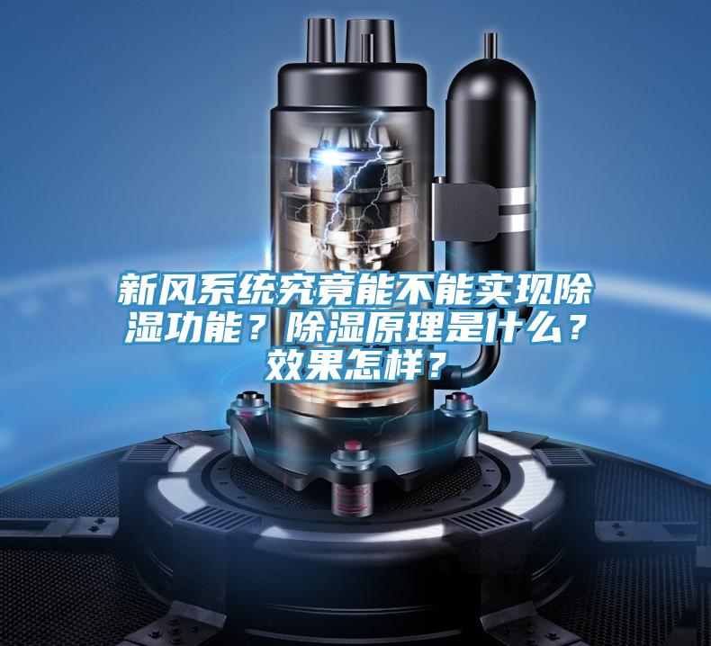 新風系統究竟能不能實現除濕功能？除濕原理是什么？效果怎樣？
