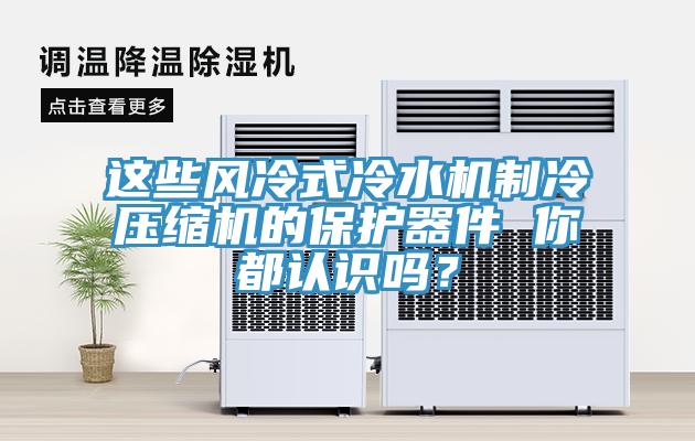 這些風冷式冷水機制冷壓縮機的保護器件 你都認識嗎？