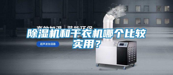 除濕機和干衣機哪個比較實用？