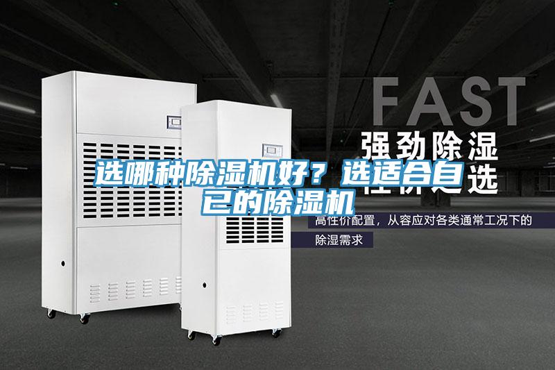 選哪種除濕機好？選適合自已的除濕機