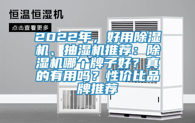 2022年,好用除濕機、抽濕機推薦:除濕機哪個牌子好?真的有用嗎?性價比品牌推薦