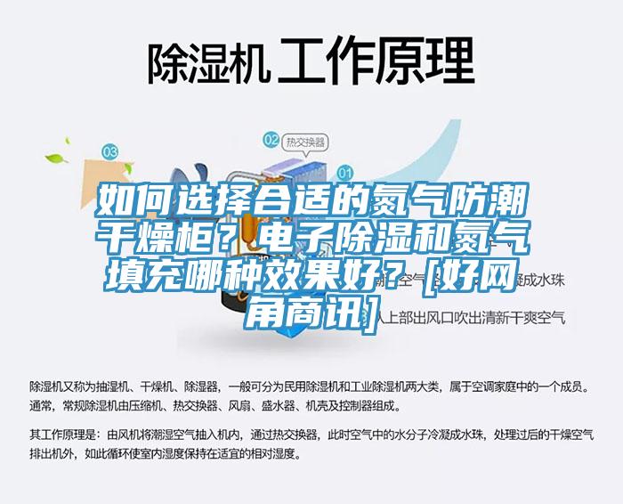 如何選擇合適的氮氣防潮干燥柜？電子除濕和氮氣填充哪種效果好？[好網角商訊]