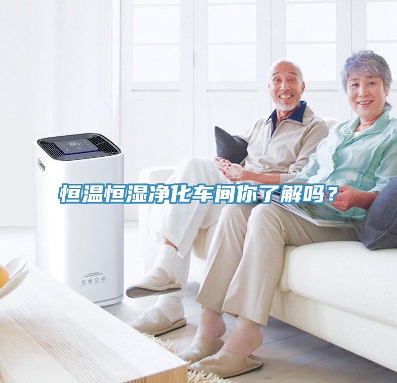 恒溫恒濕凈化車間你了解嗎？
