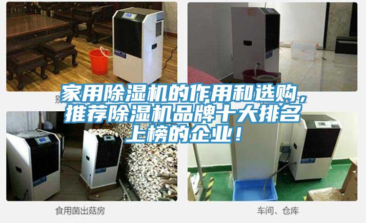 家用除濕機(jī)的作用和選購(gòu)，推薦除濕機(jī)品牌十大排名上榜的企業(yè)！