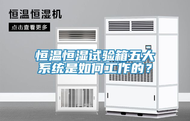 恒溫恒濕試驗箱五大系統是如何工作的？