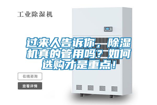 過來人告訴你,除濕機真的管用嗎?如何選購才是重點!